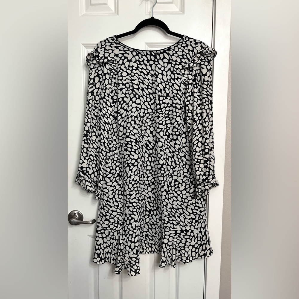 Who What Wear Patterned Tunic Dress